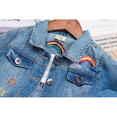Baby Girls Denim Coats Kids Jackets-TB00993-Veeddydropshipping